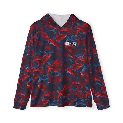 RBC. UV  Hooded Fishing Jersey - Red Bass Camo