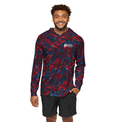 RBC. UV  Hooded Fishing Jersey - Red Bass Camo