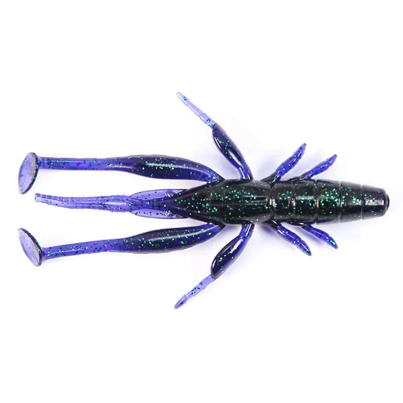 70Mm 2.7G Larva Soft Lure Craw Floating Freshwater Swimbaits Silicone Soft Bait Worm for Fishing