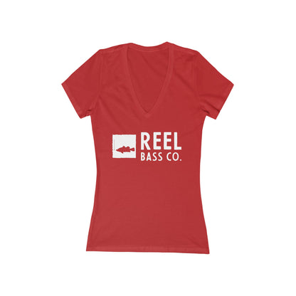 RBC. Women's Jersey V-Neck Tee - White Logo