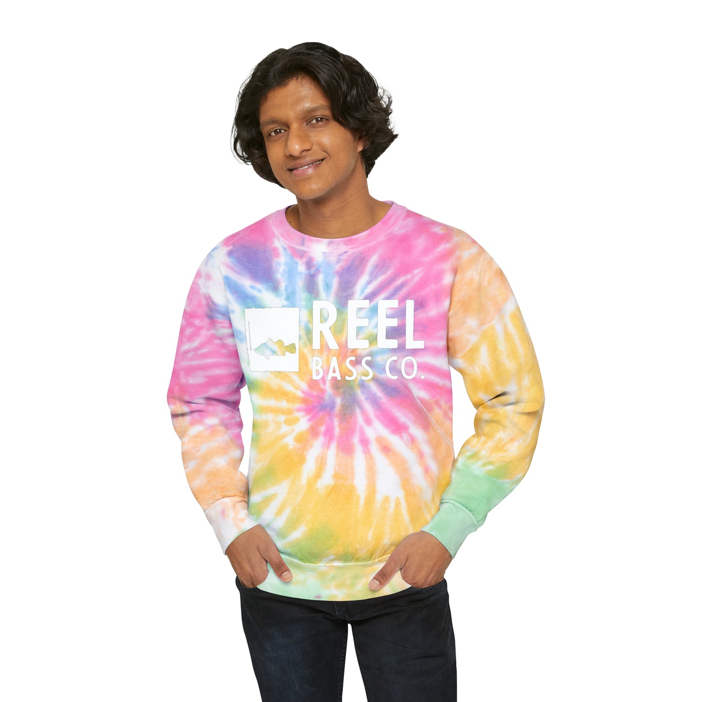 RBC. Tie-Dye Sweatshirt White Print