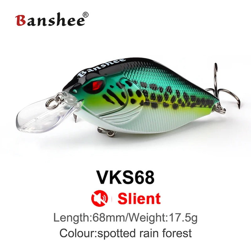 7Cm 15/17.5G Crankbaits Fishing Lure Hard Bait Crank Bass Wobbler Rattle Sound Wobbler for Pike Floating Artificial Bait