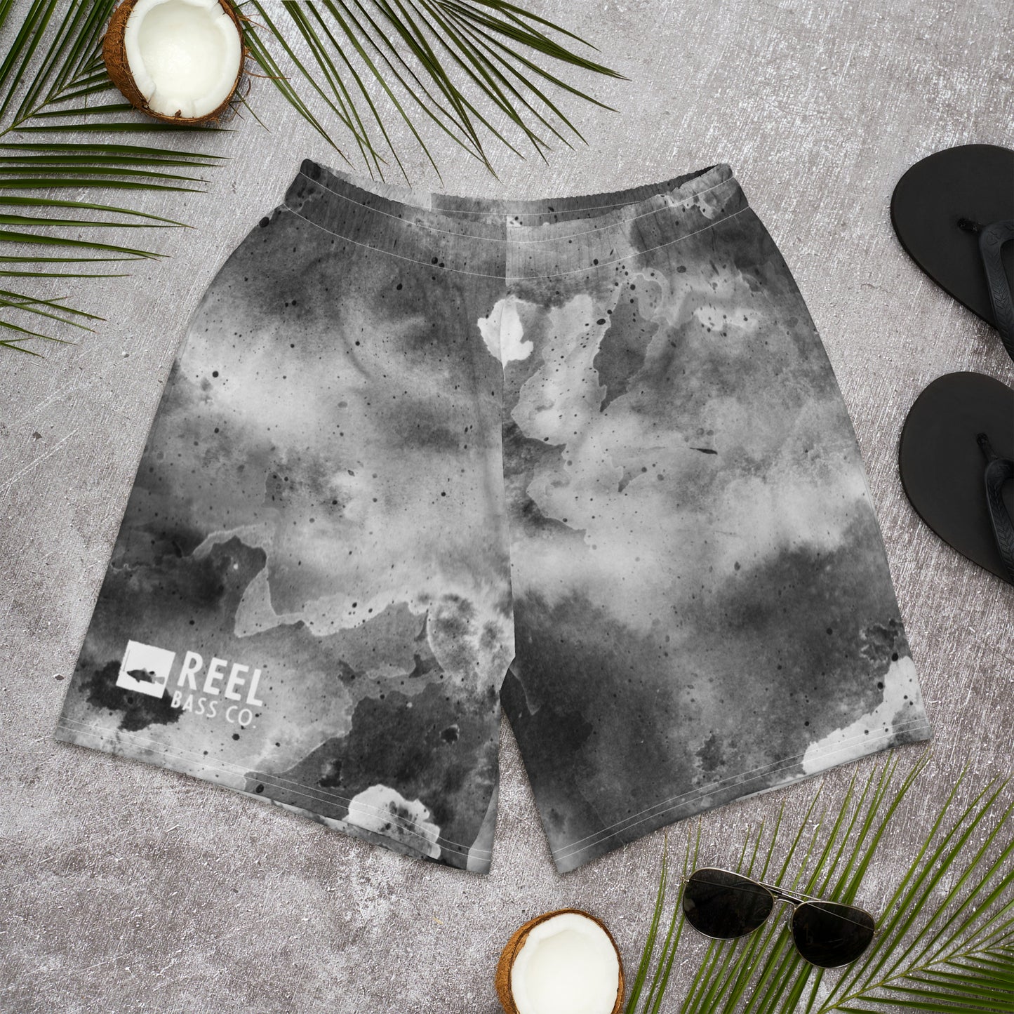 RBC. UV Fishing Shorts - Black Tie Dye