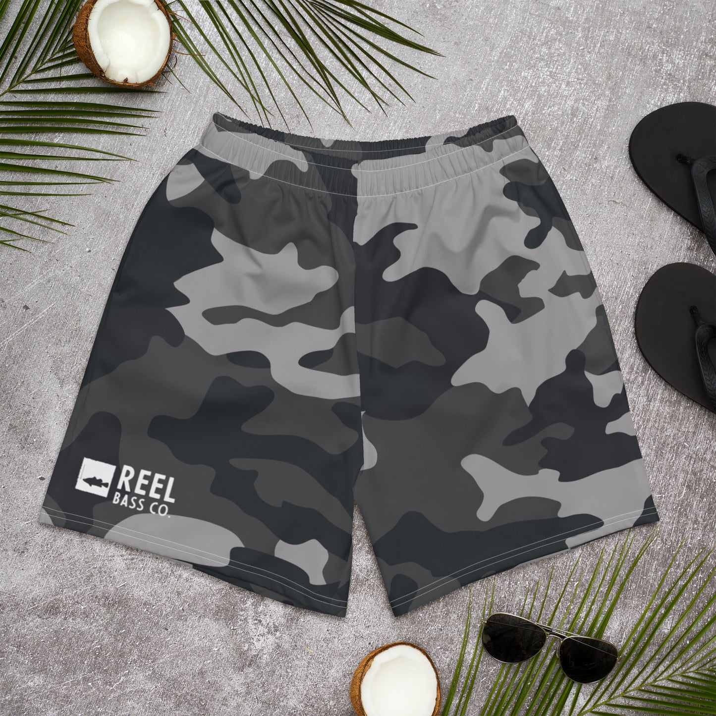 RBC. UV Fishing Shorts - Black Camo