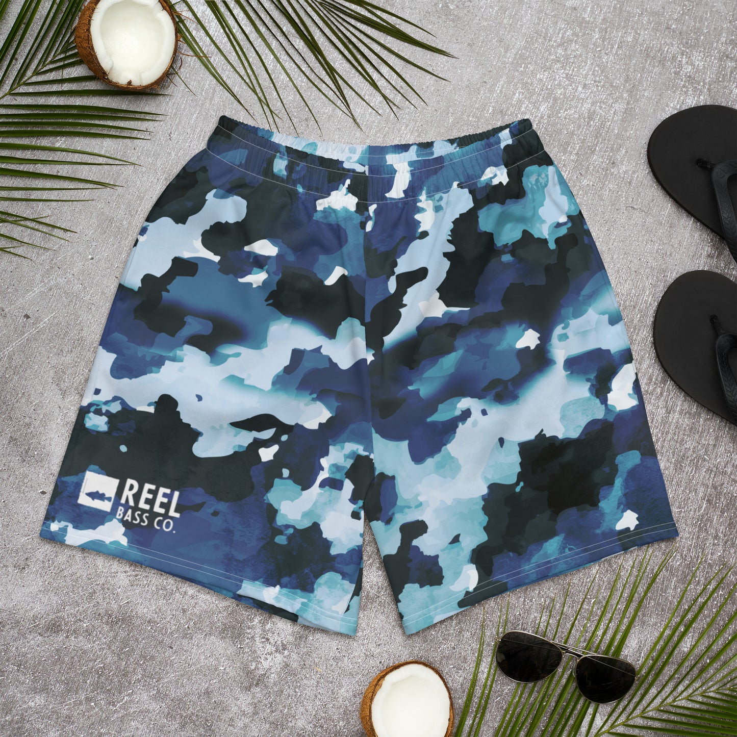 RBC. UV Fishing Shorts - Blue Camo