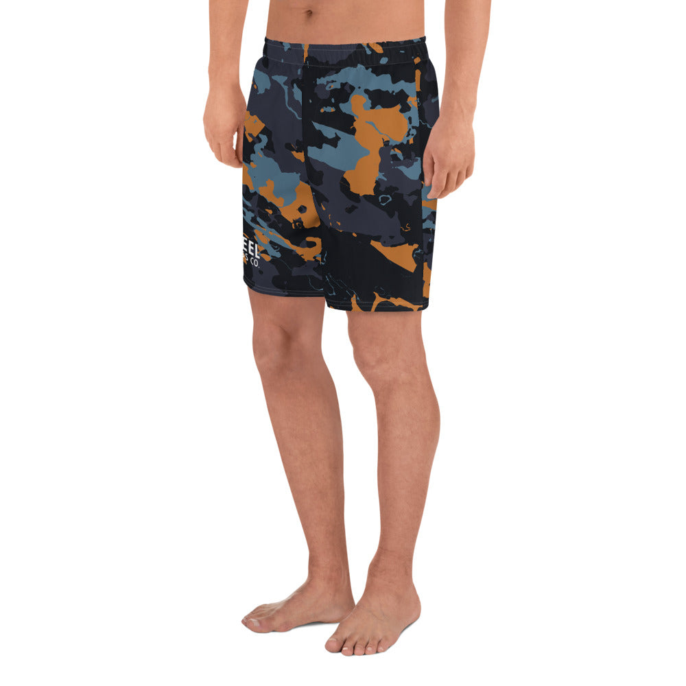 RBC. UV Fishing Shorts - Orange Camo