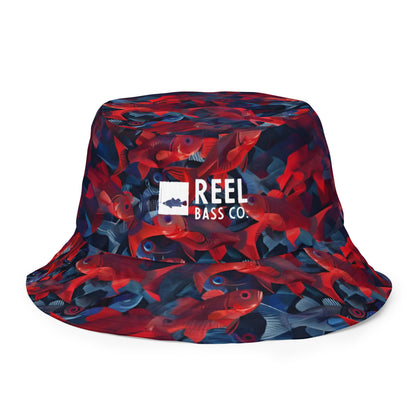 RBC. Red Bass Camo Bucket Hat