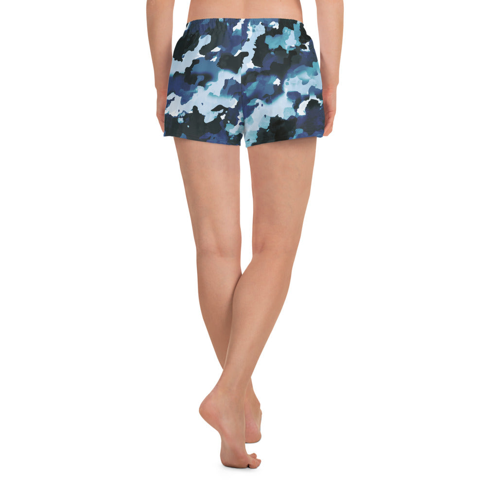 RBC. Women’s UV Fishing Shorts-Blue Camo