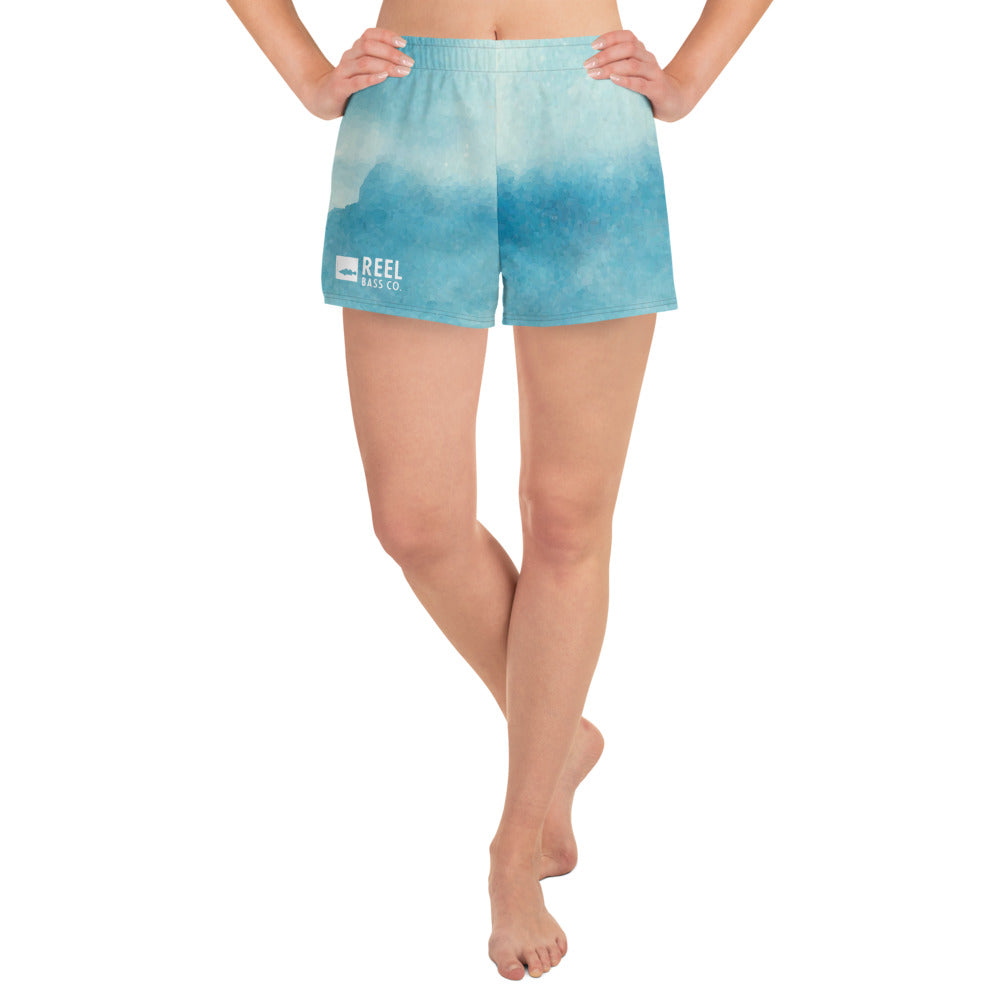 RBC. Women’s UV Fishing Shorts - Blue Tie-Dye