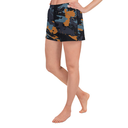 RBC. Women’s UV Fishing Shorts-Orange Camo