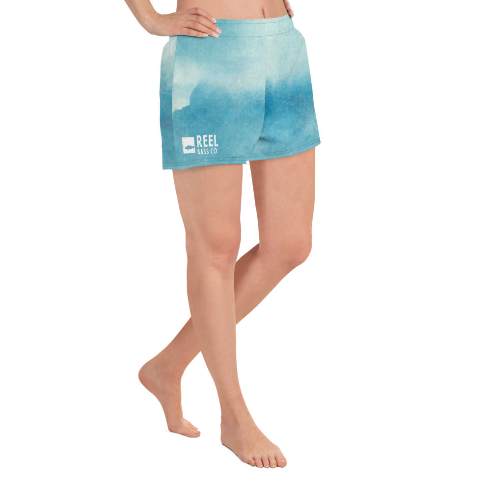 RBC. Women’s UV Fishing Shorts - Blue Tie-Dye