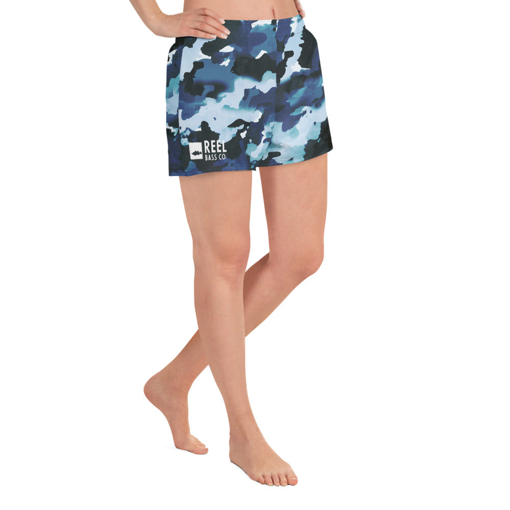 RBC. Women’s UV Fishing Shorts-Blue Camo