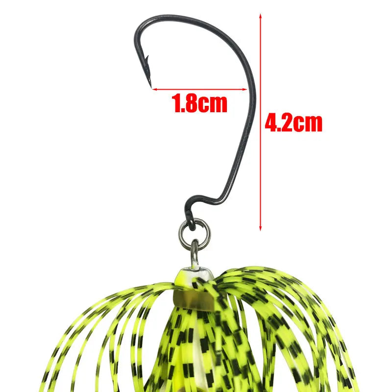 New Arrival Spinner Bait Fishing Lure Chatter Bait Dancer Buzzbait for Bass Pike