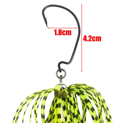 New Arrival Spinner Bait Fishing Lure Chatter Bait Dancer Buzzbait for Bass Pike