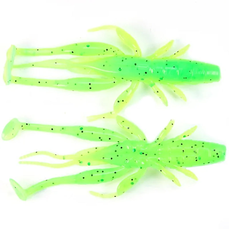 70Mm 2.7G Larva Soft Lure Craw Floating Freshwater Swimbaits Silicone Soft Bait Worm for Fishing