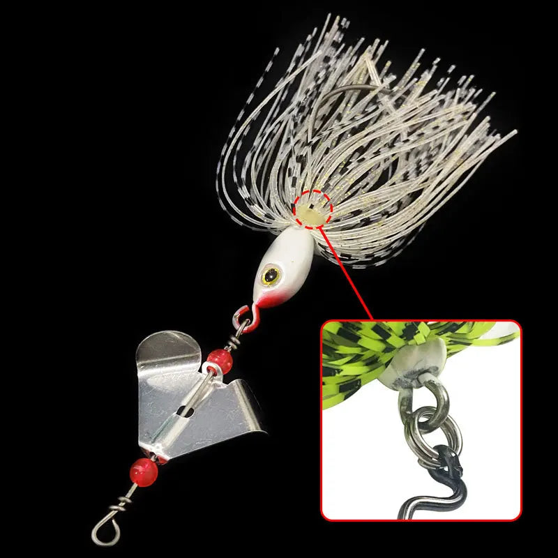 New Arrival Spinner Bait Fishing Lure Chatter Bait Dancer Buzzbait for Bass Pike