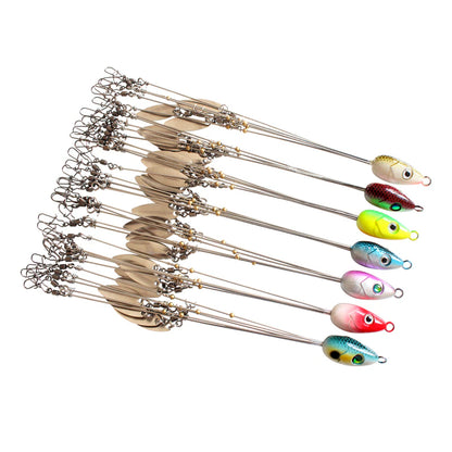 5 Arms Alabama Fishing Group Lure Sequins Spinner Bait Attack Fishing Group Umbrella Rig Head Ultralight Wicker Blade Multiway